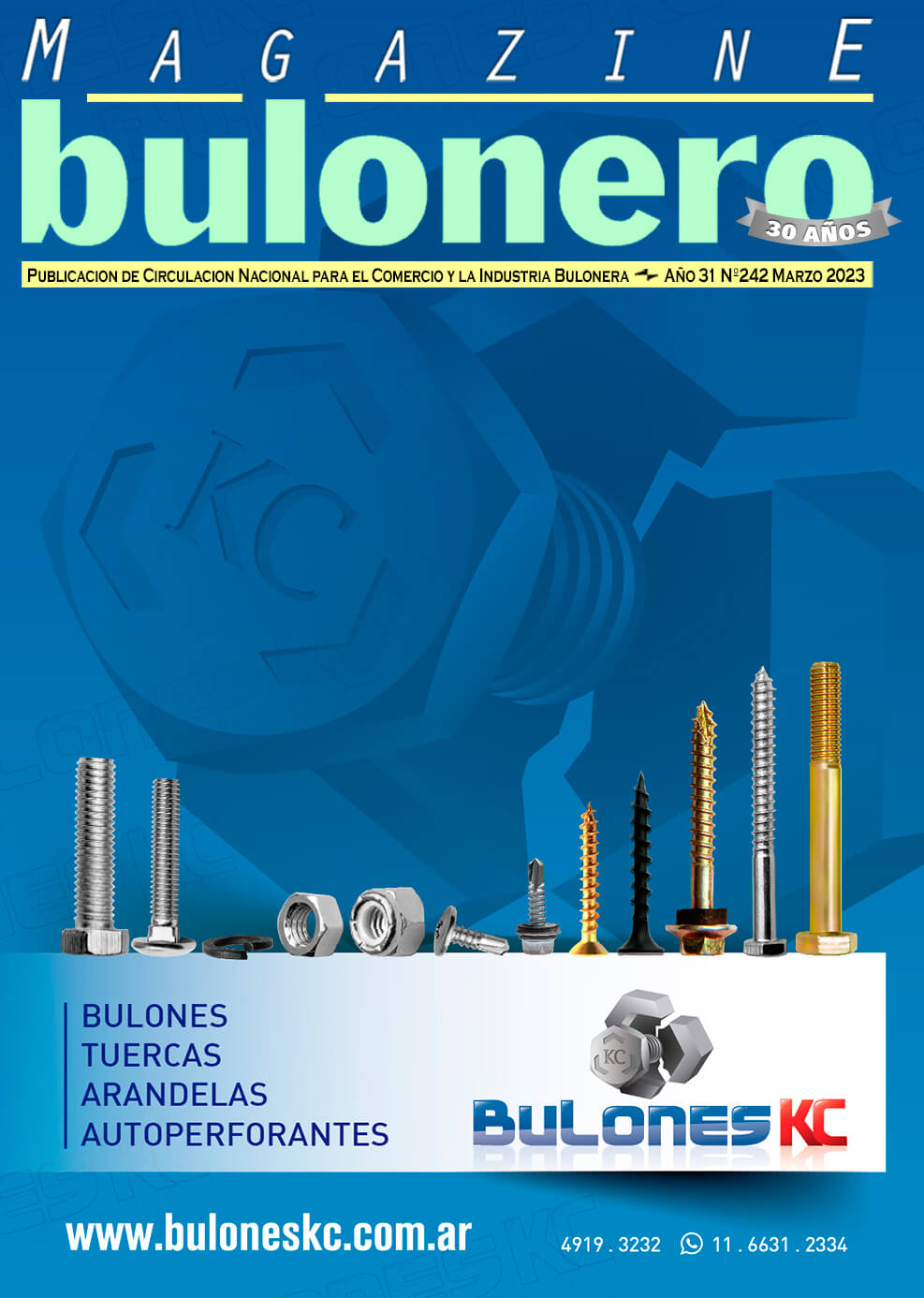 Tapa Magazine Bulonero 242