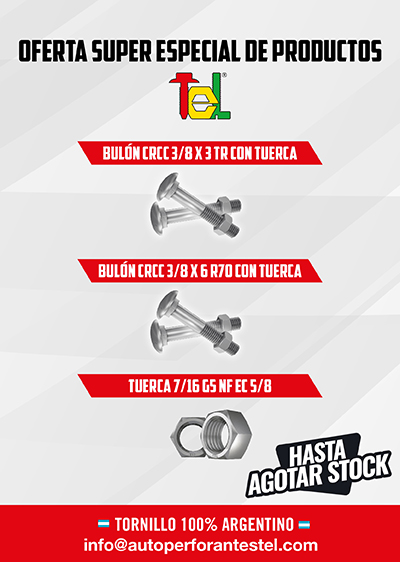 Oportunidad Stock Bulones y Tuercas